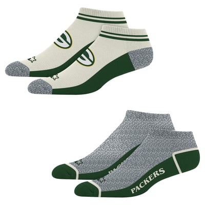  Green Bay Packers Starter Unisex Two-Pack Double Play Ankle Socks
