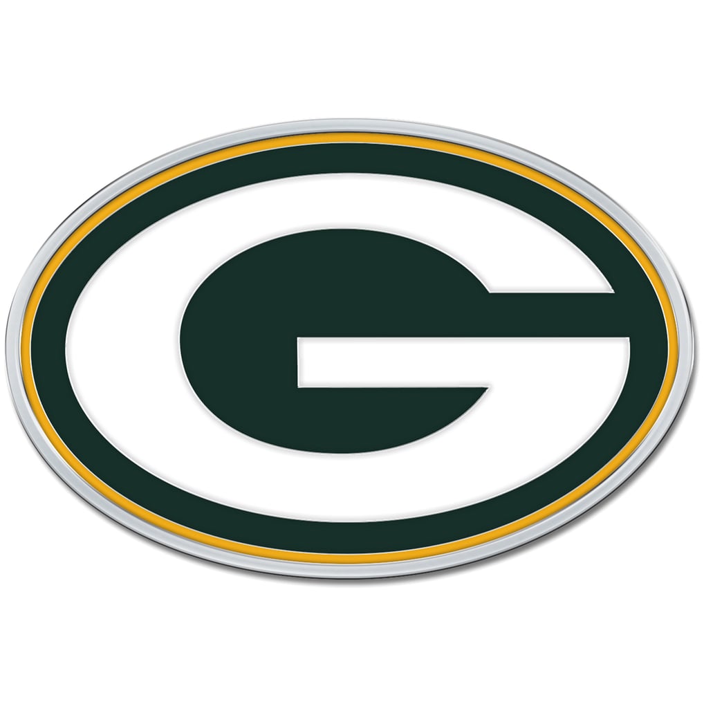 Green Bay Packers WinCraft Colored Chrome Auto Emblem