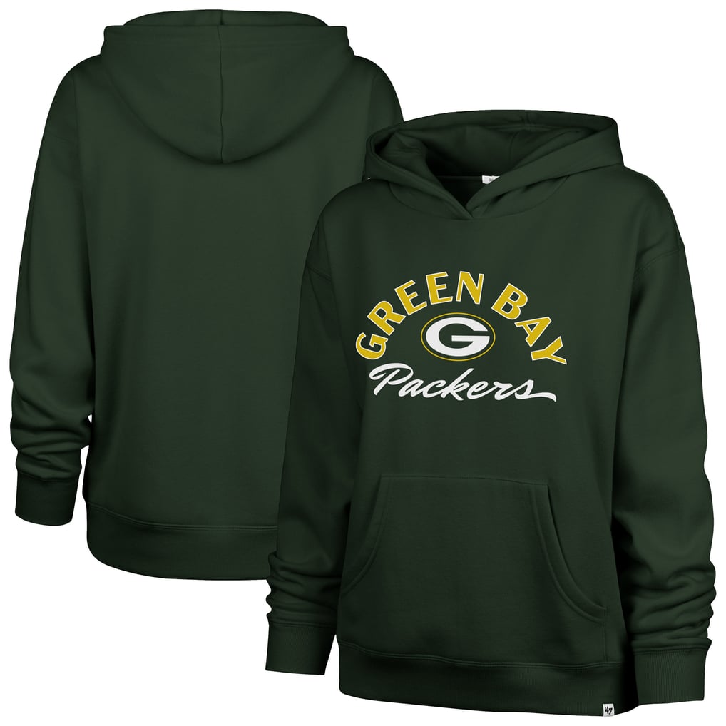 Women's Green Bay Packers '47 Green Whirlwind Naomi Pullover Hoodie