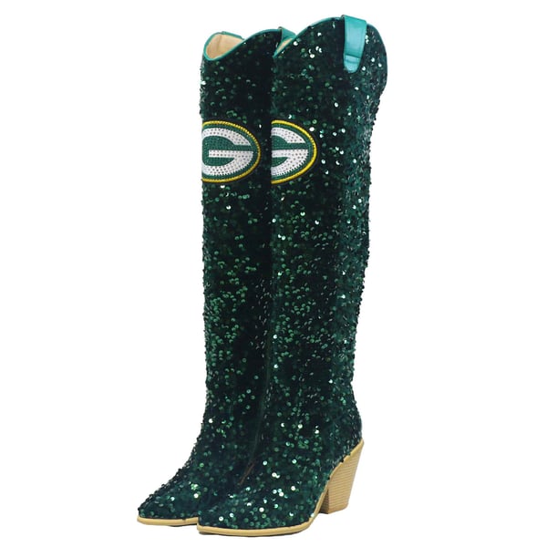 Officially Licensed by the NFL Green Bay Packers Rain ?️ Boots Women main image 2