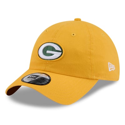 Green Bay Packers New Era Women's Throwback EVG Casual Classic Adjustable Hat - Gold