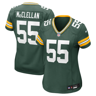 Chris McClellan Green Bay Packers Nike Women's Team Game Jersey - Green