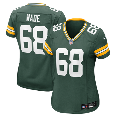 Dillon Wade Green Bay Packers Nike Women's Team Game Jersey - Green
