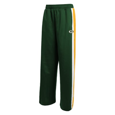  Green Bay Packers WEAR by Erin Andrews Women's Stripe Track Pants - Green