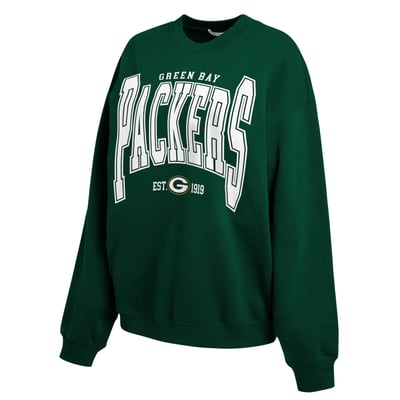  Green Bay Packers WEAR by Erin Andrews Women's Oversized Sweatshirt - Green