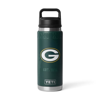 Green Bay Packers YETI 26oz. Fandom Rambler Chug Water Bottle