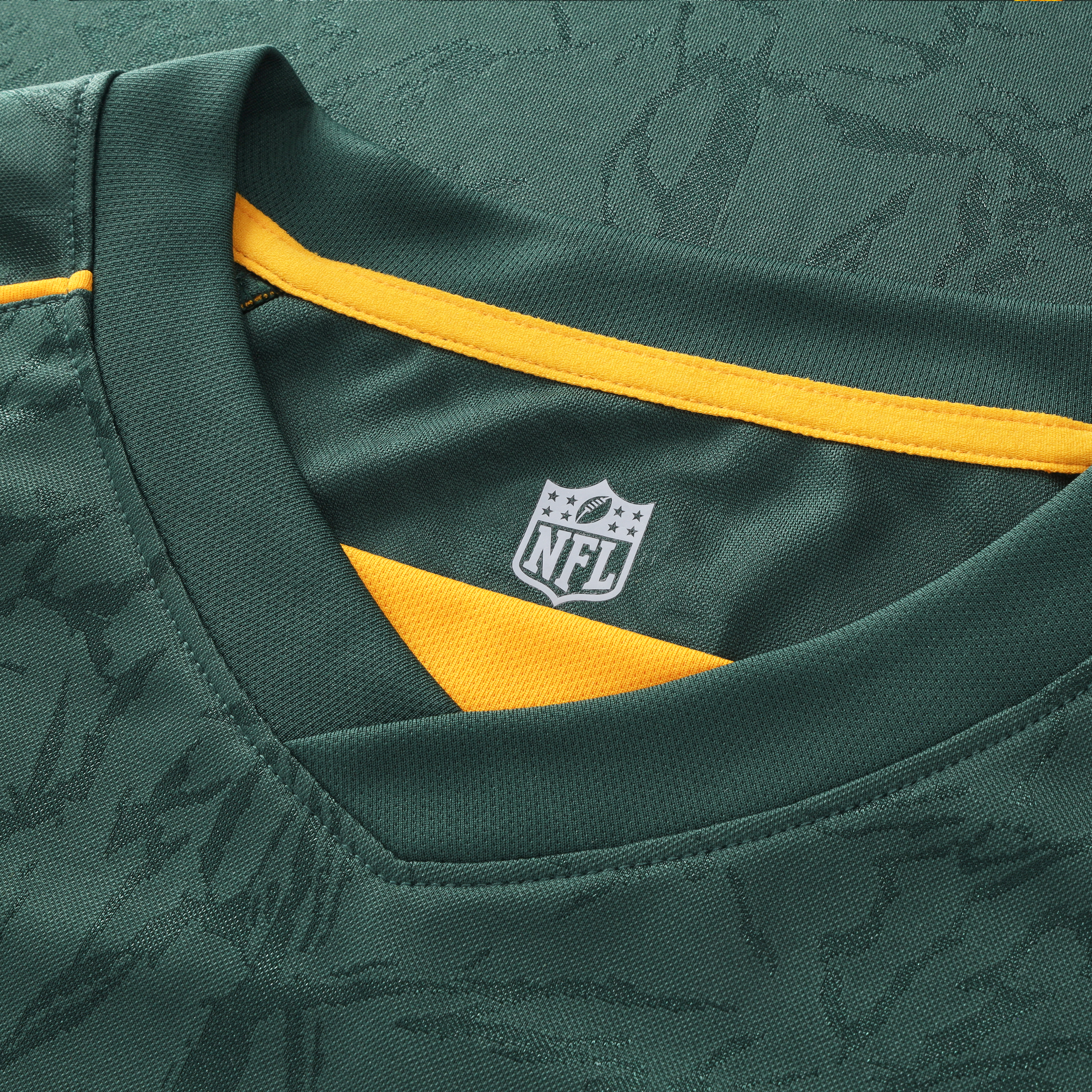 Green Bay Packers Youth Football x Football V Neck Fan Top Green
