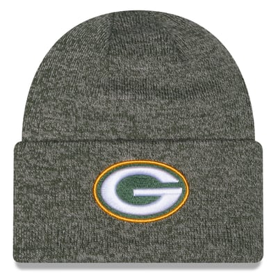 Green Bay Packers New Era Youth Marled Cuffed Knit Hat - Green