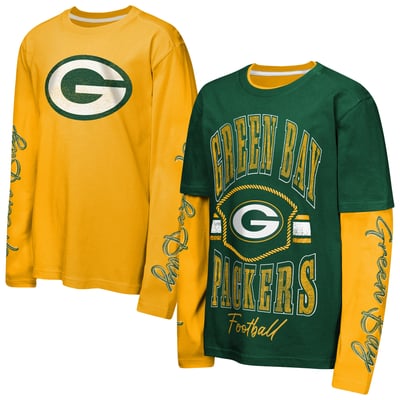 Green Bay Packers Outerstuff Youth Motion Combo Set - Green/Gold