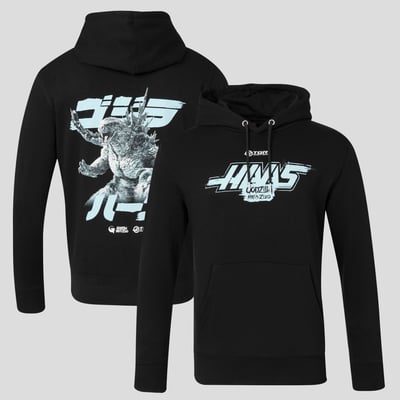 Haas F1 Team x Godzilla Minus Zero Large Print Hoodie - Black
