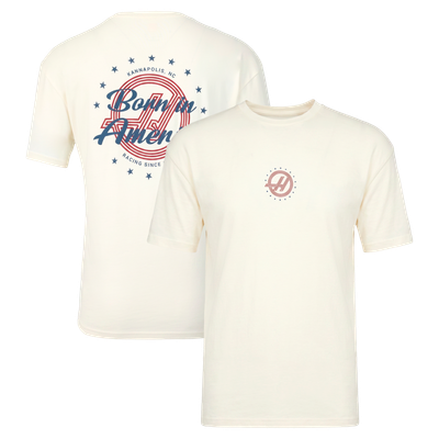  Haas F1 Team Castore USA Roundel T-Shirt - White
