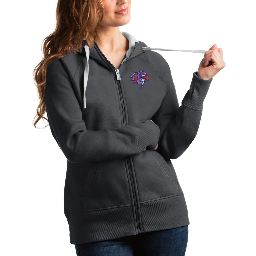 Halifax Thunderbirds Antigua Women's Victory Pullover Hoodie - Charcoal
