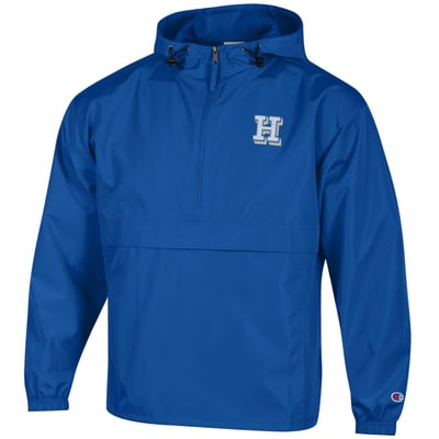 Hamilton Continentals Champion Packable Half-Zip Hooded Jacket - Blue
