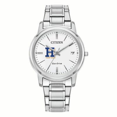 Hamilton Continentals Citizen Watch Women's Eco-Drive White Dial Stainless Steel Watch - Silver