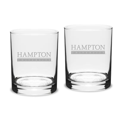 Hampton Pirates 14oz. 2-Piece Classic Double Old-Fashioned Glass Set