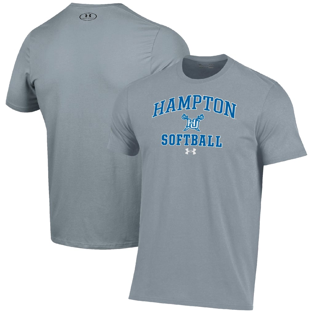 Hampton Pirates Under Armour Arch Softball Performance T-Shirt - Gray