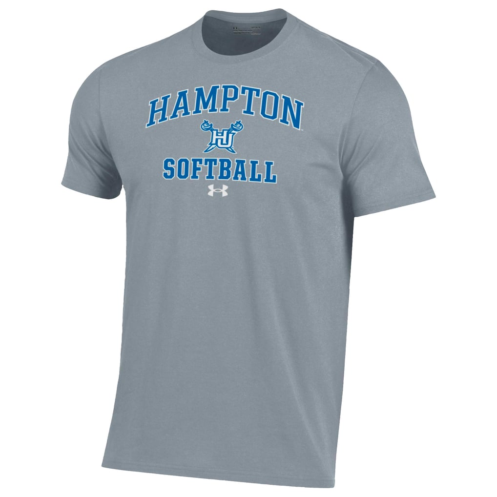 Hampton Pirates Under Armour Arch Softball Performance T-Shirt - Gray
