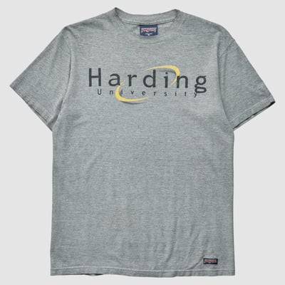 Harding Bison Jansport 90s T-shirt - Heather Gray - M by Fanatics Real Vintage