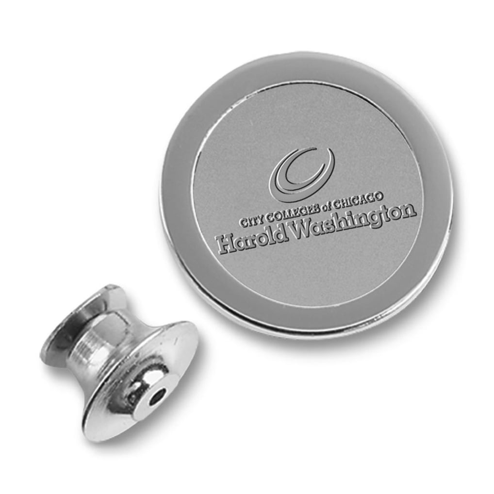 Harold Washington College Phoenix Logo Lapel Pin - Silver