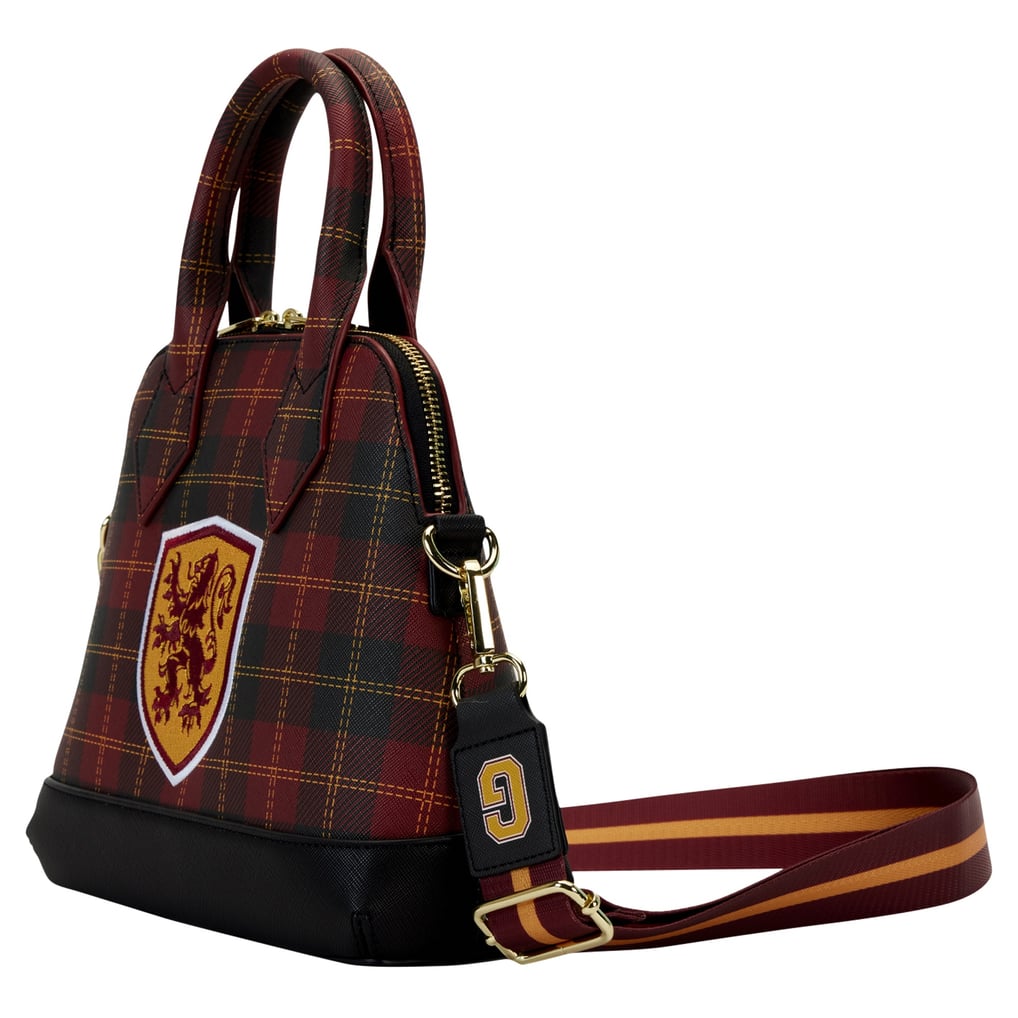 Loungefly Harry Potter Gryffindor Varsity Plaid Crossbody Bag display picture 2