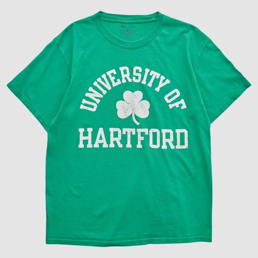Hartford Whalers Champion 2010s T-shirt - Green - S by Fanatics Real Vintage