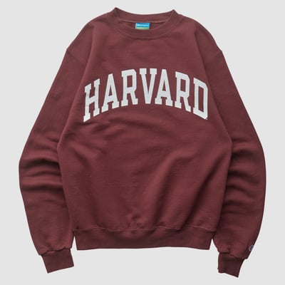 Harvard Crimson Champion 2010s Pullover Sweatshirt - Maroon - S by Fanatics Real Vintage