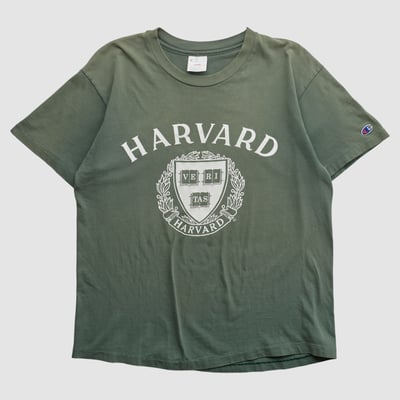 Harvard Crimson Champion 90s T-shirt - Green - M by Fanatics Real Vintage