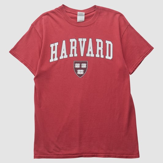 Harvard Crimson Gildan 2000s T-shirt - Red - S by Fanatics Real Vintage