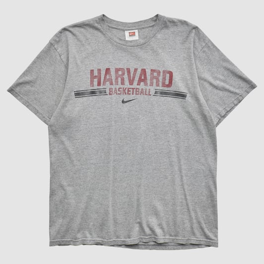 Harvard Crimson Nike 2000s T-shirt - Heather Gray - M by Fanatics Real Vintage