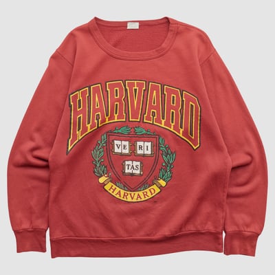 Harvard Crimson Pro Sports 90s Pullover Sweatshirt - Red - XS by Fanatics Real Vintage