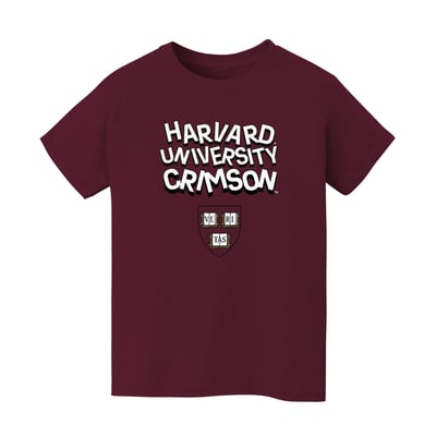 Harvard Crimson Vive La Fete Infant Mascot & Name T-Shirt - Maroon