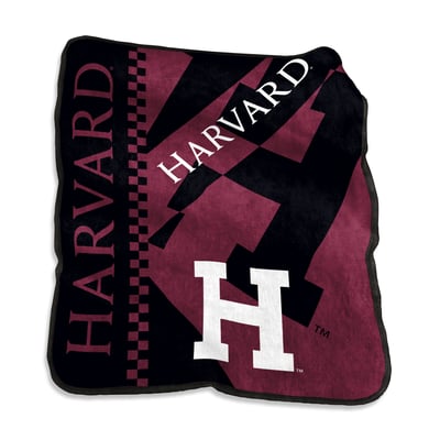 Harvard Crimson Logo Brands 50" x 60" Victory Collage Raschel Throw Blanket
