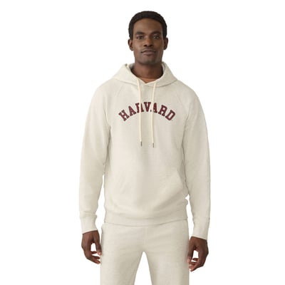 Harvard Crimson FAHERTY High Standard Fleece Hoodie - Heather Gray