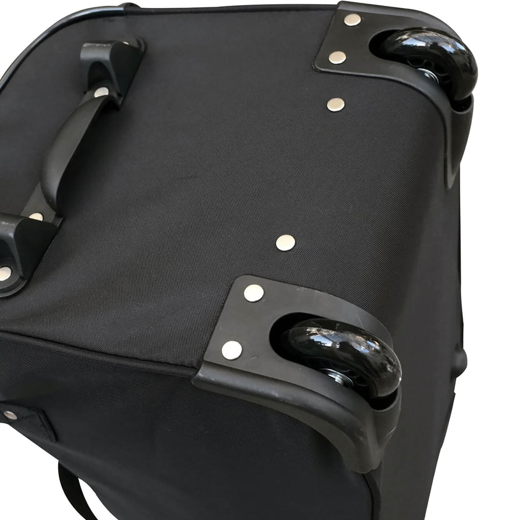 Harvard Crimson MOJO 22'' Wheeled Duffel Bag - Black