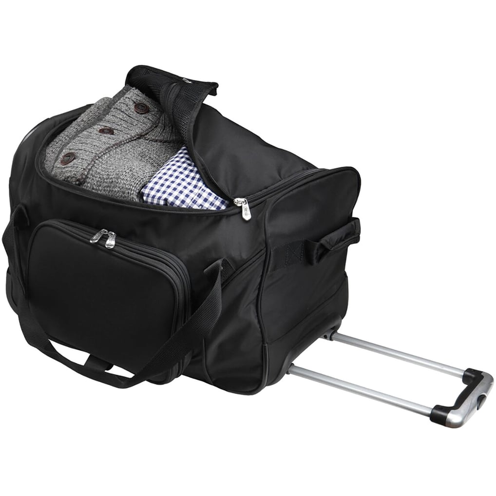 Harvard Crimson MOJO 22'' Wheeled Duffel Bag - Black