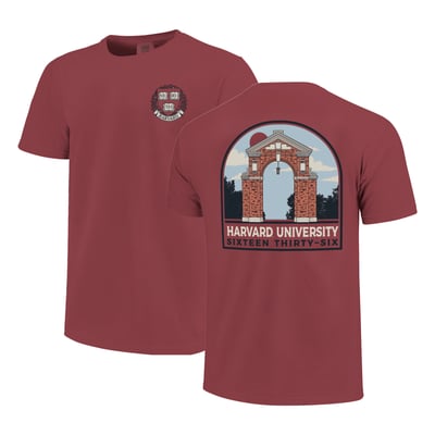 Harvard Crimson Unisex Comfort Colors Hyper Local T-Shirt - Crimson