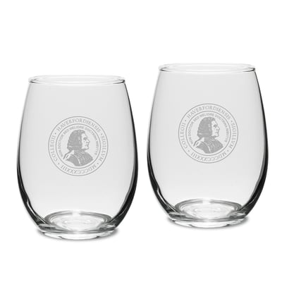 Haverford College 6oz. 2-Piece Luigi Bormioli Toasting Glass Set