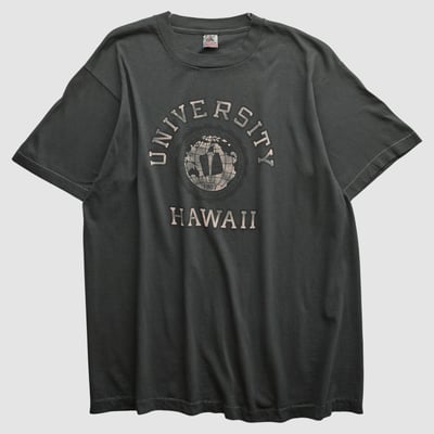 Hawaii Rainbow Warriors Fruit of the Loom 90s T-shirt - Charcoal - XL by Fanatics Real Vintage
