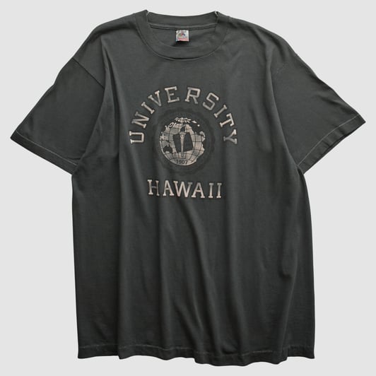 Hawaii Rainbow Warriors Fruit of the Loom 90s T-shirt - Charcoal - XL by Fanatics Real Vintage