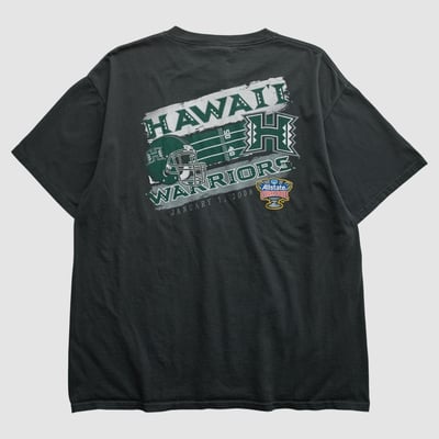 Hawaii Rainbow Warriors Jansport 2008 T-shirt - Black - 2XL by Fanatics Real Vintage