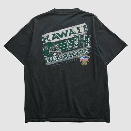 Hawaii Rainbow Warriors Jansport 2008 T-shirt - Black - L by Fanatics Real Vintage