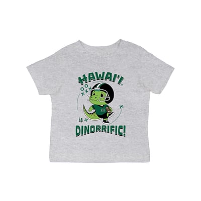 Hawaii Rainbow Warriors Vive La Fete Infant Dinorrific T-Shirt - Gray