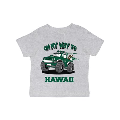 Hawaii Rainbow Warriors Vive La Fete Infant On My Way T-Shirt - Gray