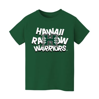 Hawaii Rainbow Warriors Vive La Fete Infant Mascot & Name T-Shirt - Green