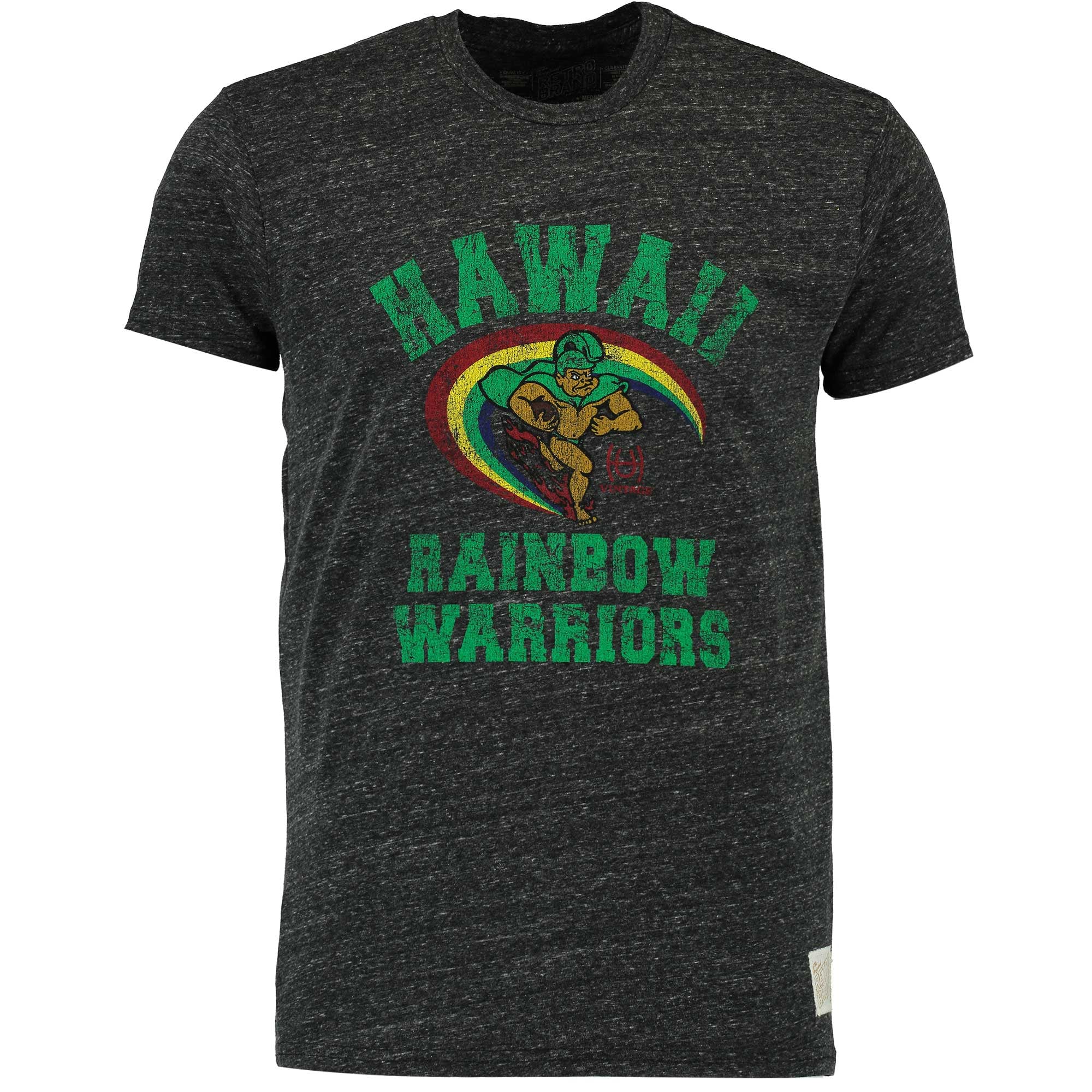 Hawaii Warriors Original Retro Brand Vintage Rainbow Warriors Tri 