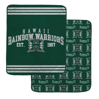 Hawaii Rainbow Warriors Pegasus Legacy Arch Double-Sided 60" x 70" Blanket