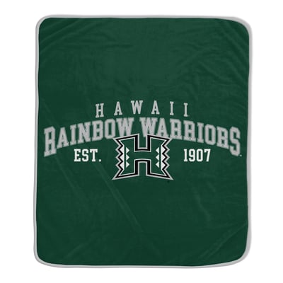 Hawaii Rainbow Warriors Pegasus Vintage Arch Block 50" x 60" Ultra Soft Blanket