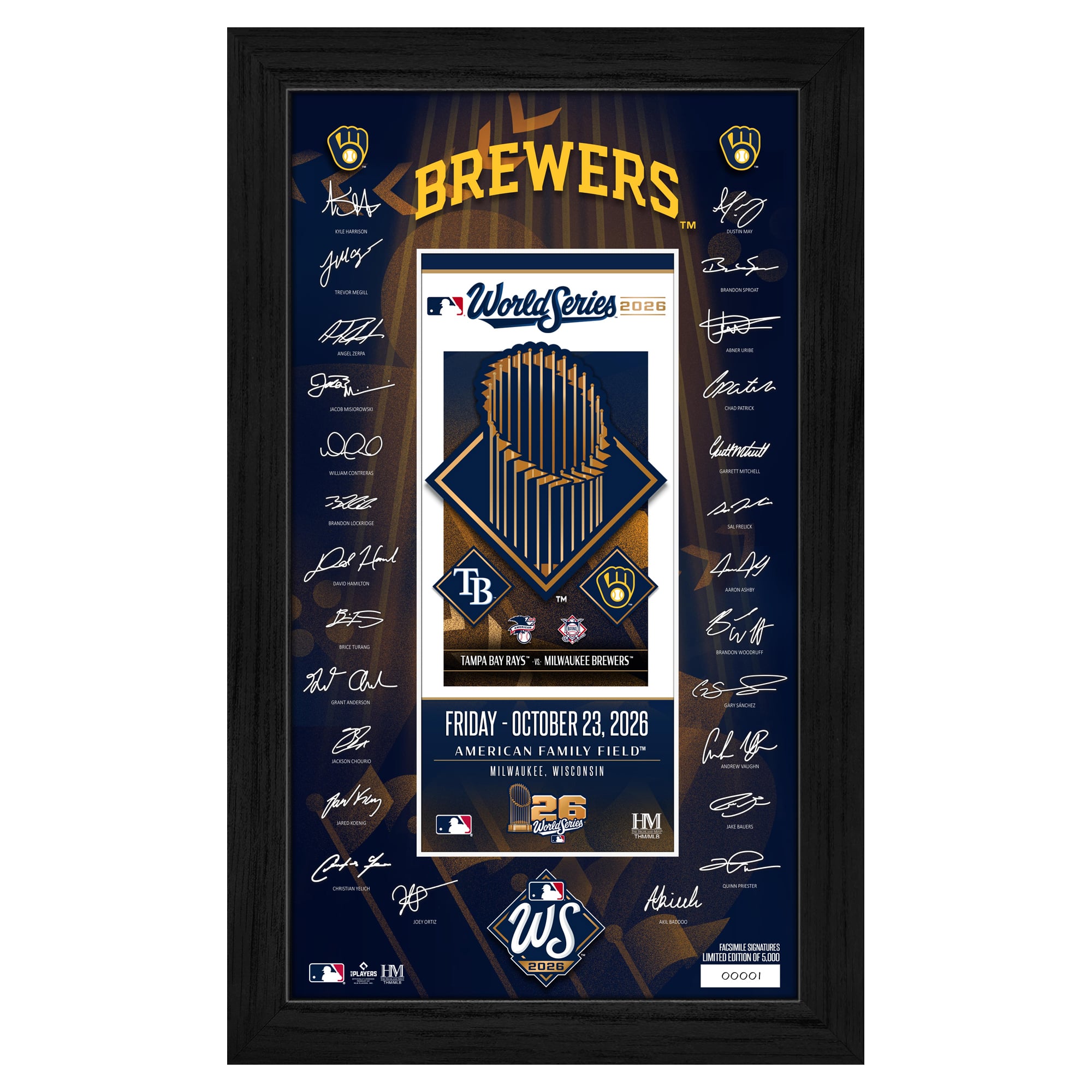 Milwaukee Brewers Highland Mint 2026 World Series Matchup 12