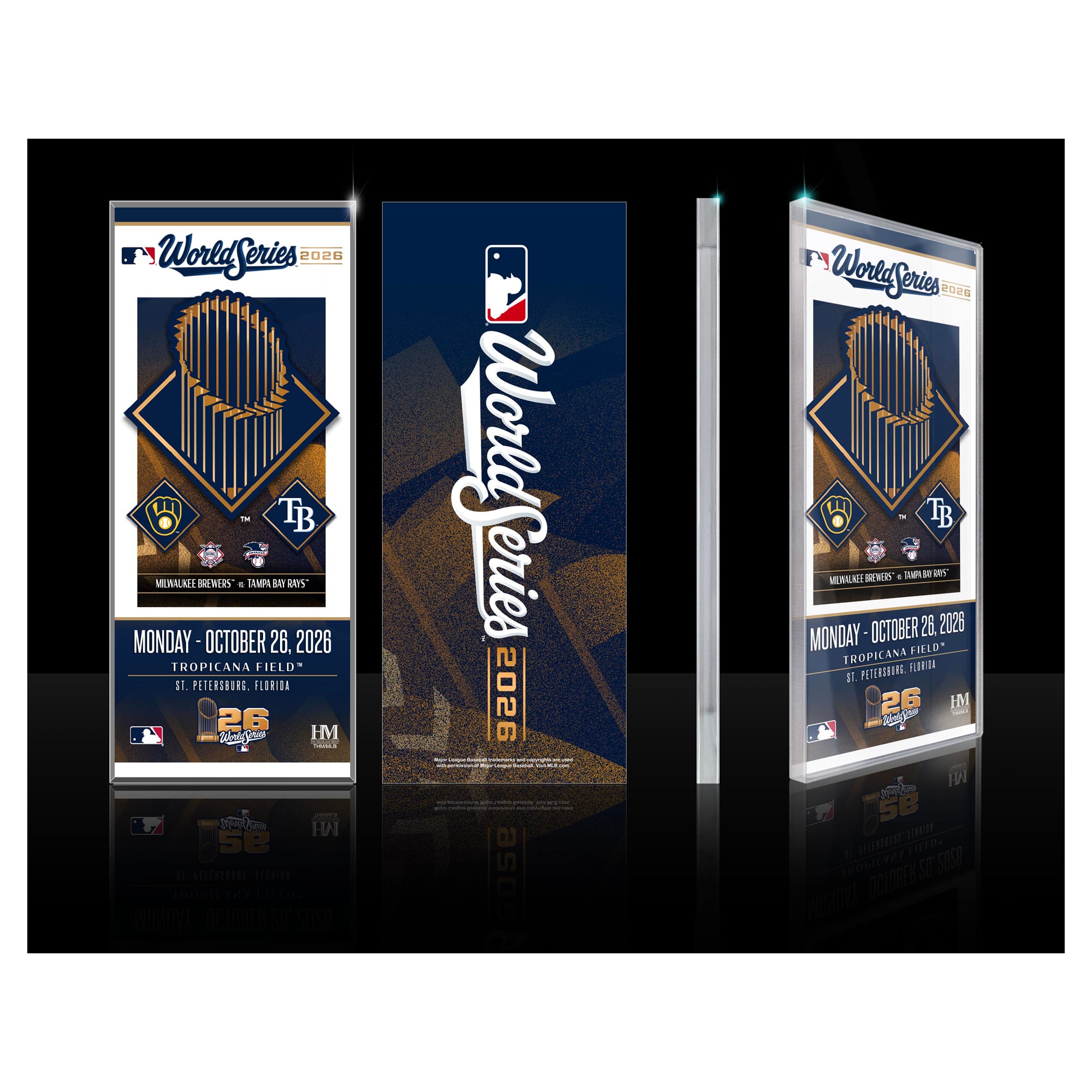 Highland Mint Milwaukee Brewers vs. Tampa Bay Rays 2026 World Series ...