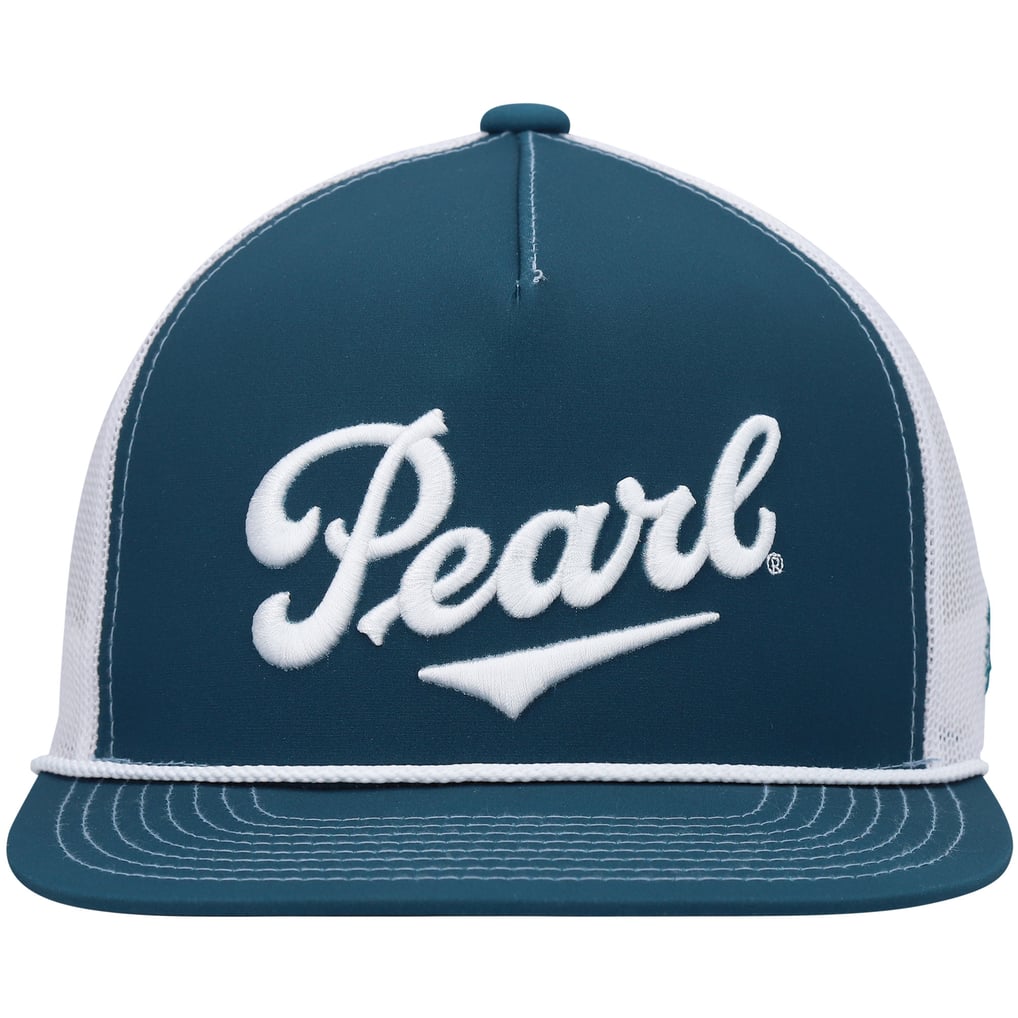 HOOey Pearl Trucker Snapback Hat - Teal/White